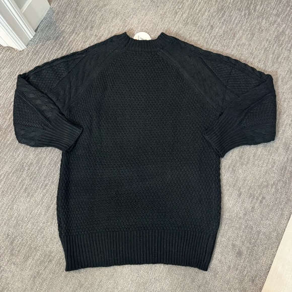 NWT Anrabess Oversized Cable Knit Sweater Dress, Size M - Picture 6 of 7